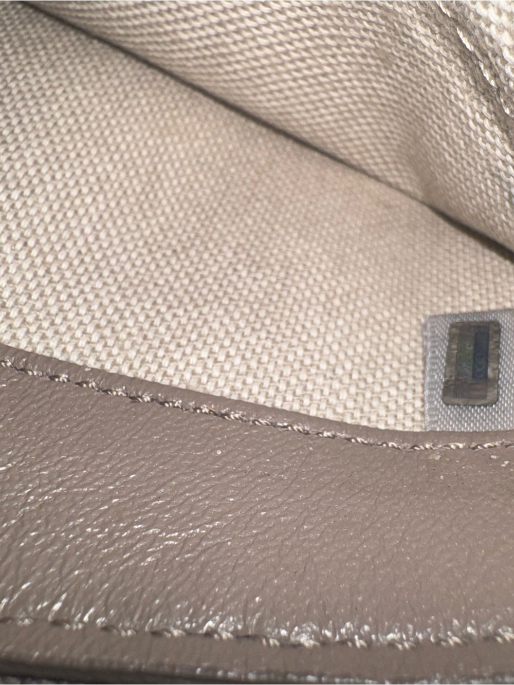 Jimmy Choo Metallic Taupe Star- studded glitter Zip wallet with COA’s - Picture 6 of 8